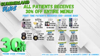 Cumberland Blues Delivery - San Marcos 30% OFF ENTIRE MENU