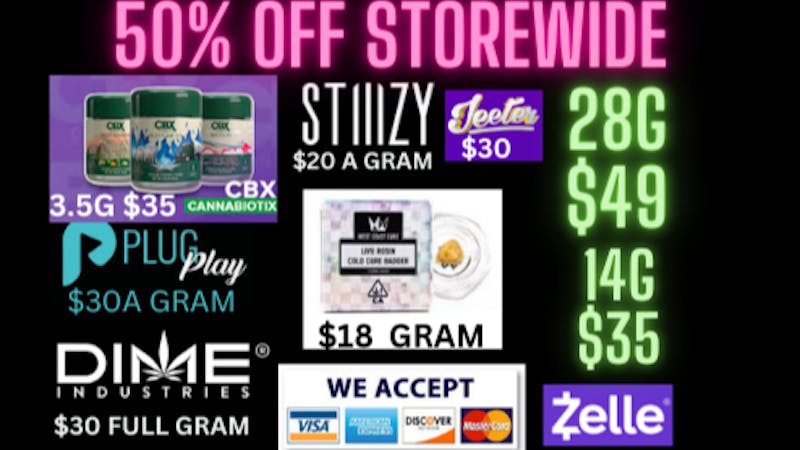 West Coast Green Rush - Bakersfield $49.99 OZ DEALS & 50% OFF STOREWIDE FREE DELIVERY