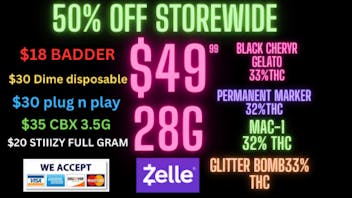 West Coast Green Rush - Hayward $49.99 OUNCE DEALS AND 50% OFF STOREWIDE
