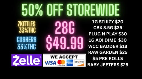 West Coast Green Rush - Bakersfield 50% OFF STOREWIDE $49.99 OZ DEALS &FREE DELIVERY