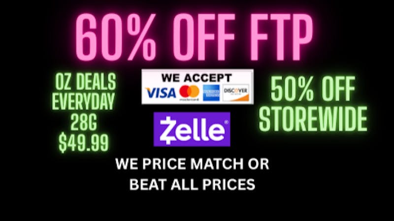 West Coast Green Rush - San Mateo 60% OFF FTP AND $49.99 OUNCE DEALS