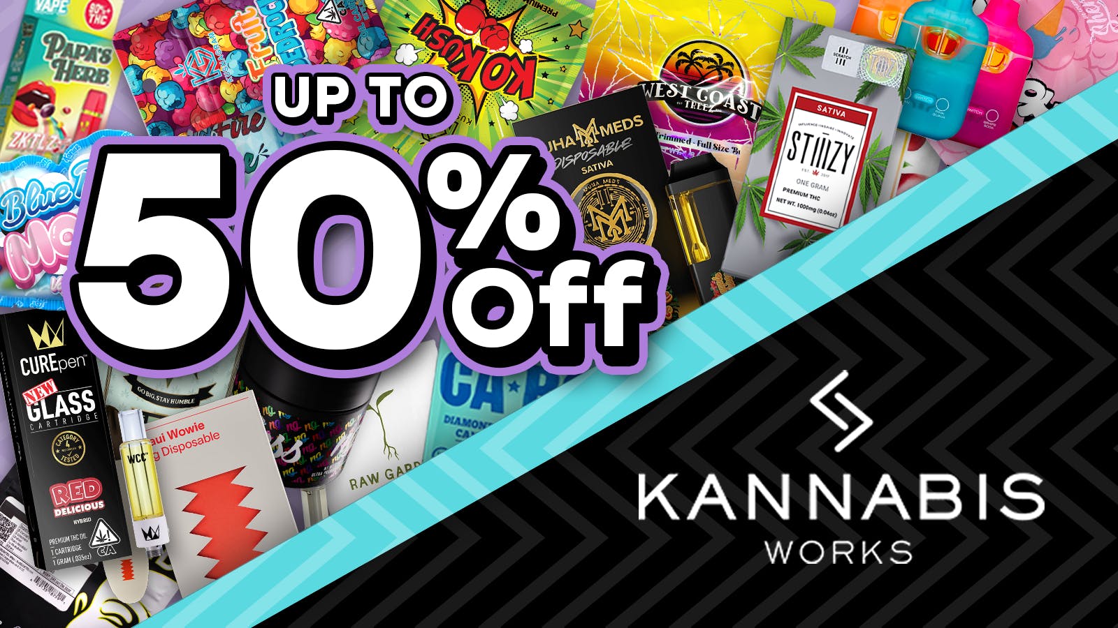 Kannabis Works Delivery - Costa Mesa 50% Off Premium Brands!