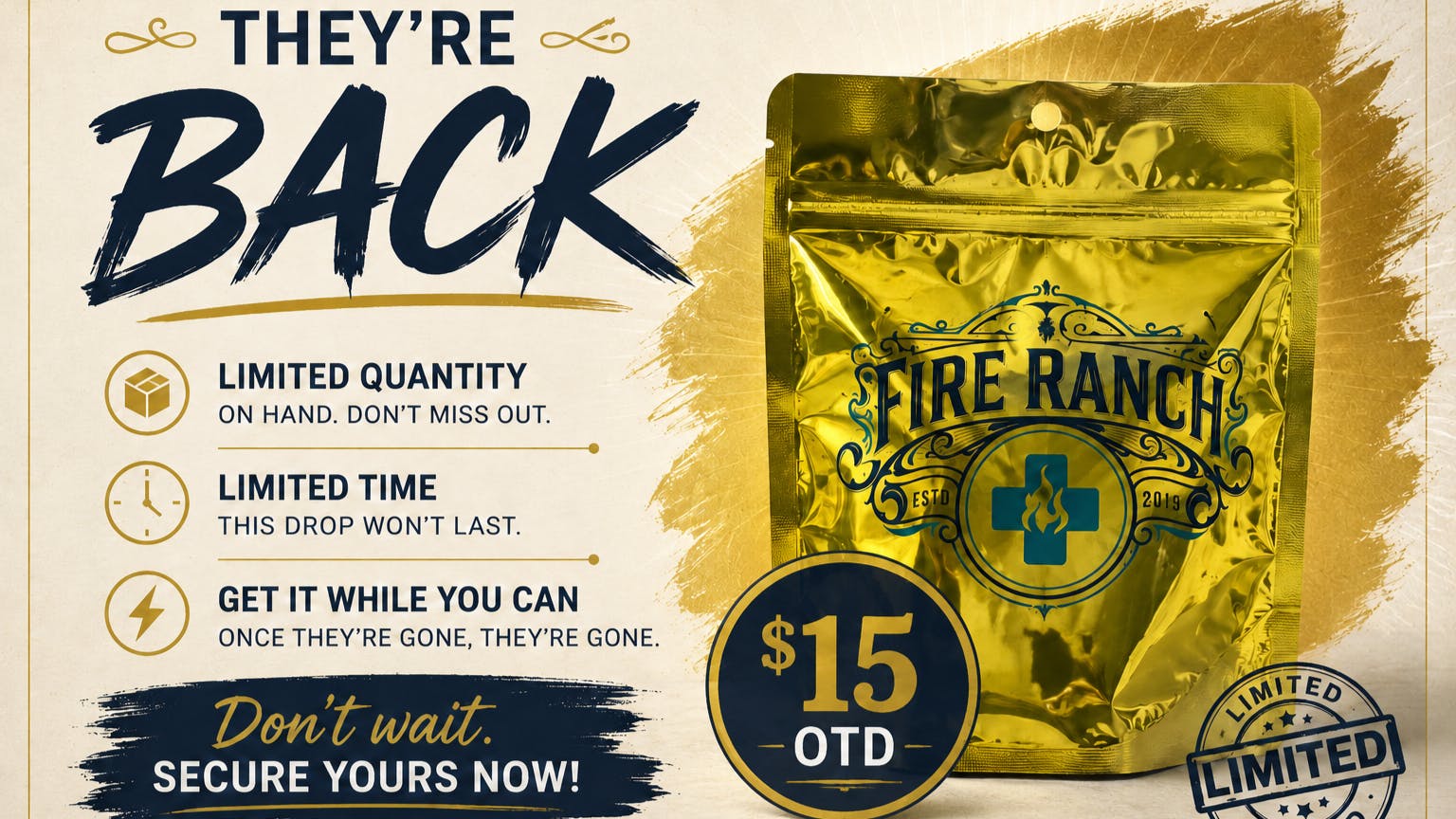 Xclusive Cannabis Oklahoma - South Penn Fire Ranch 7G's for $15