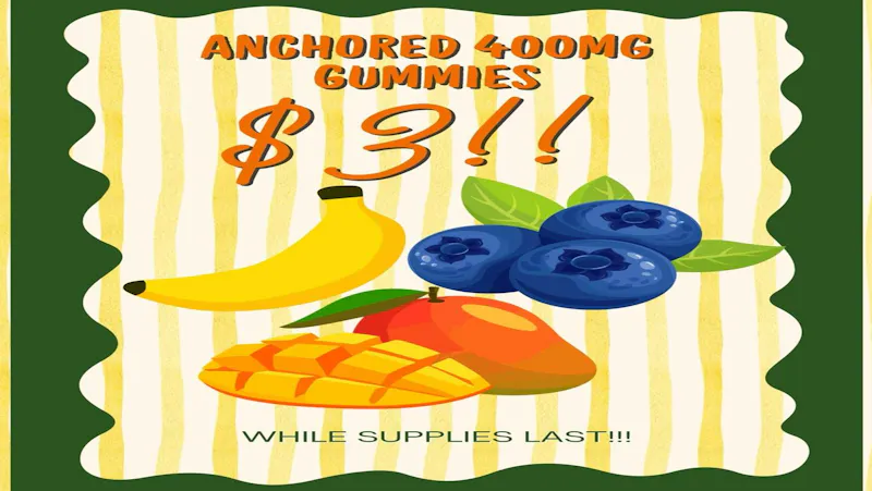 Fire Ranch Farmacy ANCHORED 400MG GUMMIES ONLY $3 - LIMITED TIME