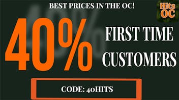 HITS OC HIT YOUR WEEK OFF RIGHT - 40% OFF FTPS!!!