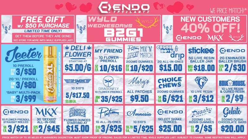 EndoVibe - Ypsi THE LOWEST PRICES ARE AT ENDO!