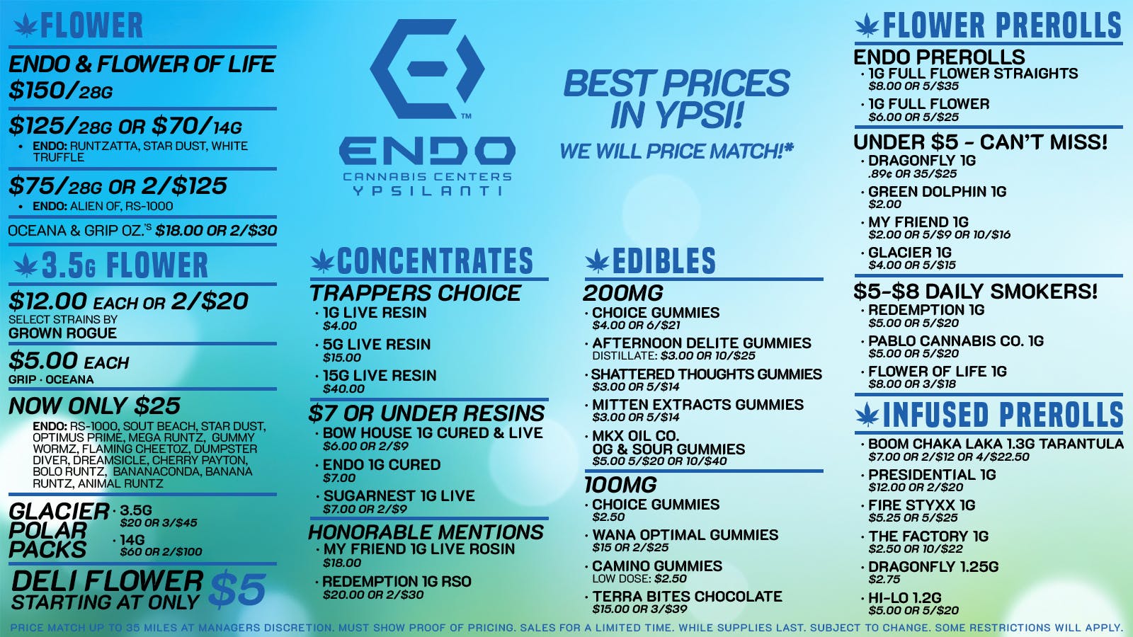 EndoVibe - Ypsi GREAT PRICES DAILY AT ENDO YPSI!