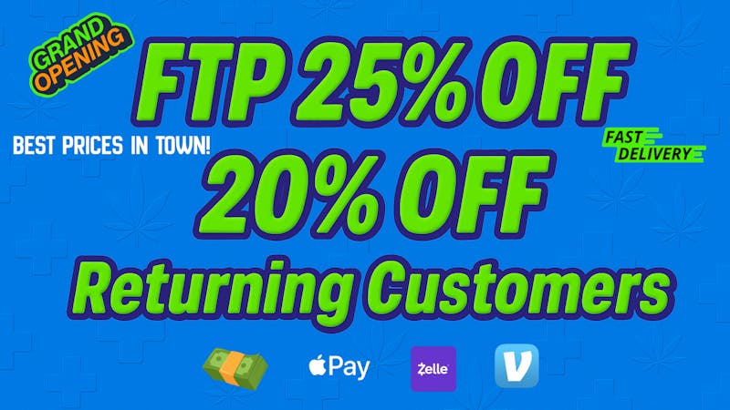 Cannabis Plus - Pasadena FTP 25% OFF! Returning 20% OFF