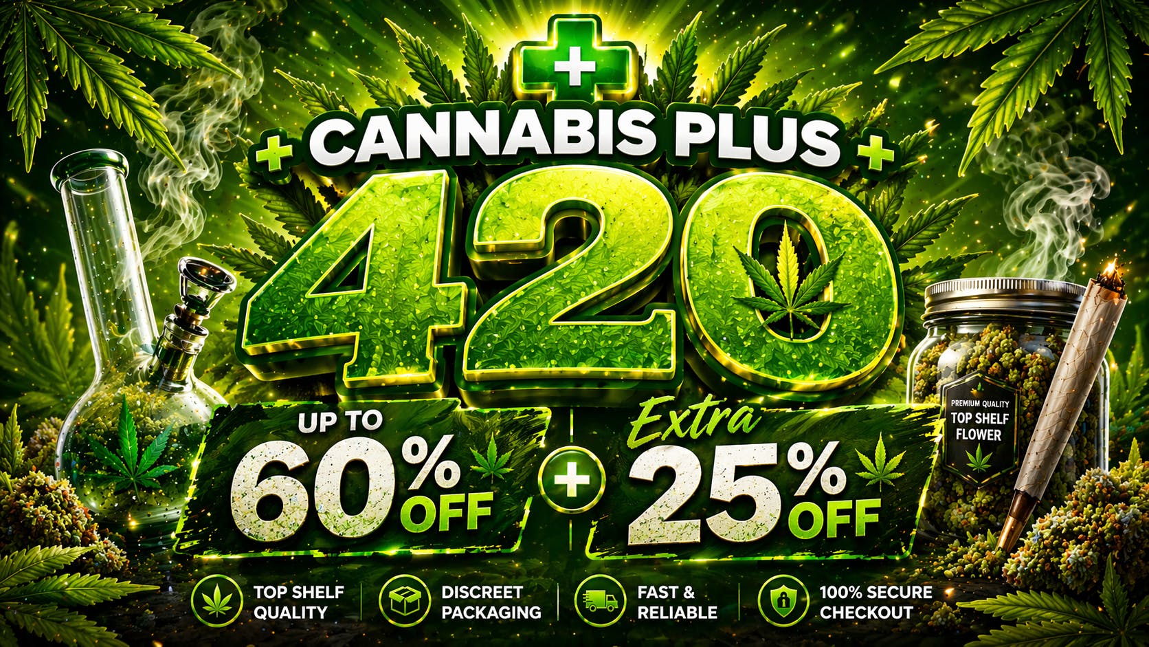 Cannabis Plus - Glendale 420 SALE UP TO 60% OFF + Get 25% OFF AT CHECKOUT