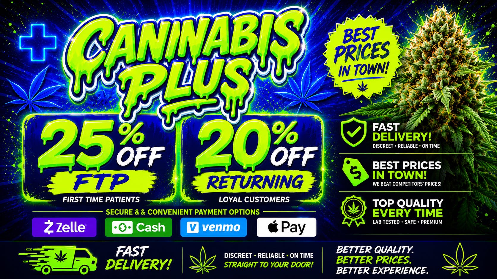 Cannabis Plus - Pasadena UP TO 60% OFF + FTP Get 25% OFF AT CHECKOUT