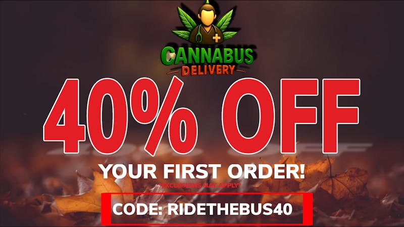 Cannabus - Del Mar NEW TO THE CREW? GET 40% OFF YOUR FIRST RIDE🚍💨