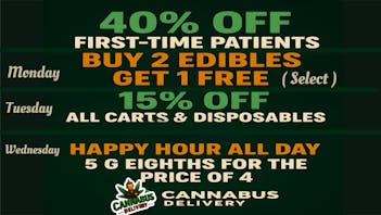 Cannabus - Chula Vista 🚛 FIRST-TIME 40% OFF + DAILY DEALS ROLLIN’ OUT