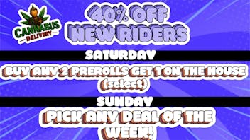 Cannabus - El Cajon 40% OFF FTP + DAILY DEALS FOR ALL!!!