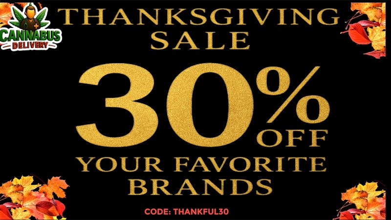 Cannabus - Gaslamp District THANKSGIVING TAKEOVER - 30% OFF!!