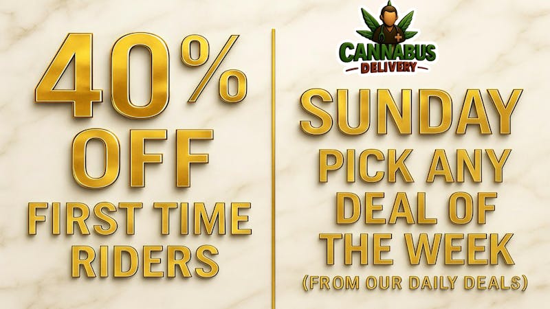 Cannabus - Ocean Beach Sunday Deals — 40% OFF FTP'S + Pick Any Deal!🌿🚐