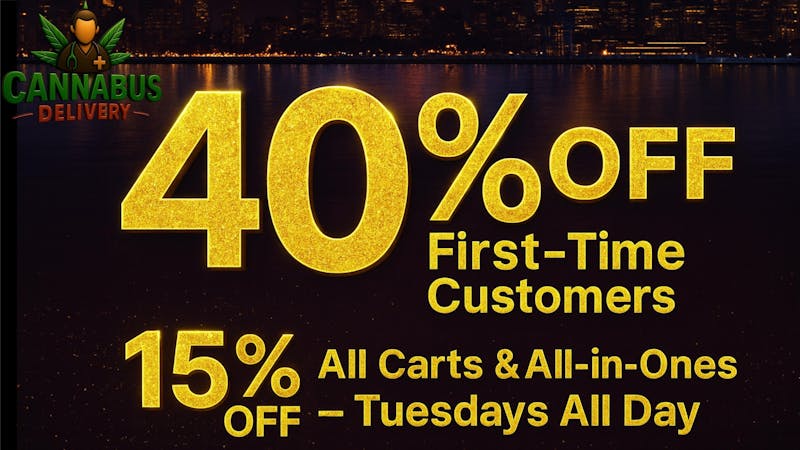 Cannabus - El Cajon ALL CARTRIDGES & DISPOSABLES 15 PERCENT OFF!!!