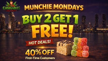 Cannabus - Clairemont / Kearny EVERY 2 EDIBLES - GET 1 (SELECT) !+ 40% OFF FTPS!