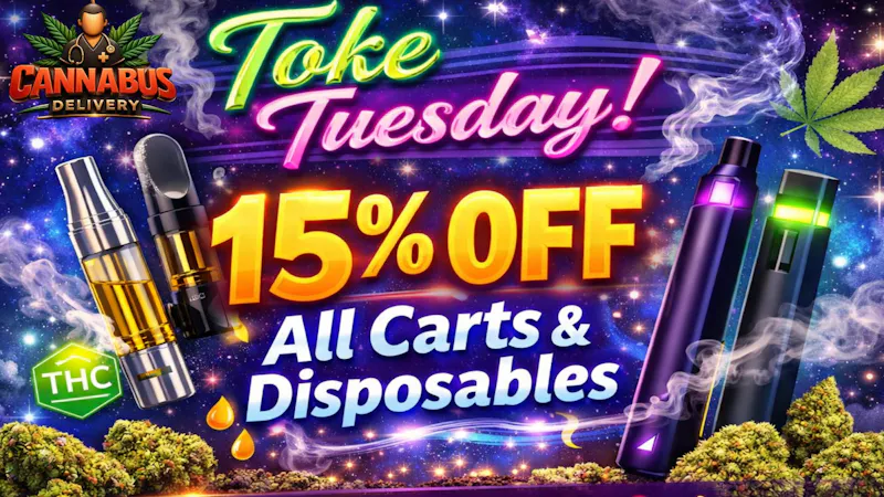 Cannabus - La Mesa 15% OFF ALL CARTS & DISPOSABLES!!