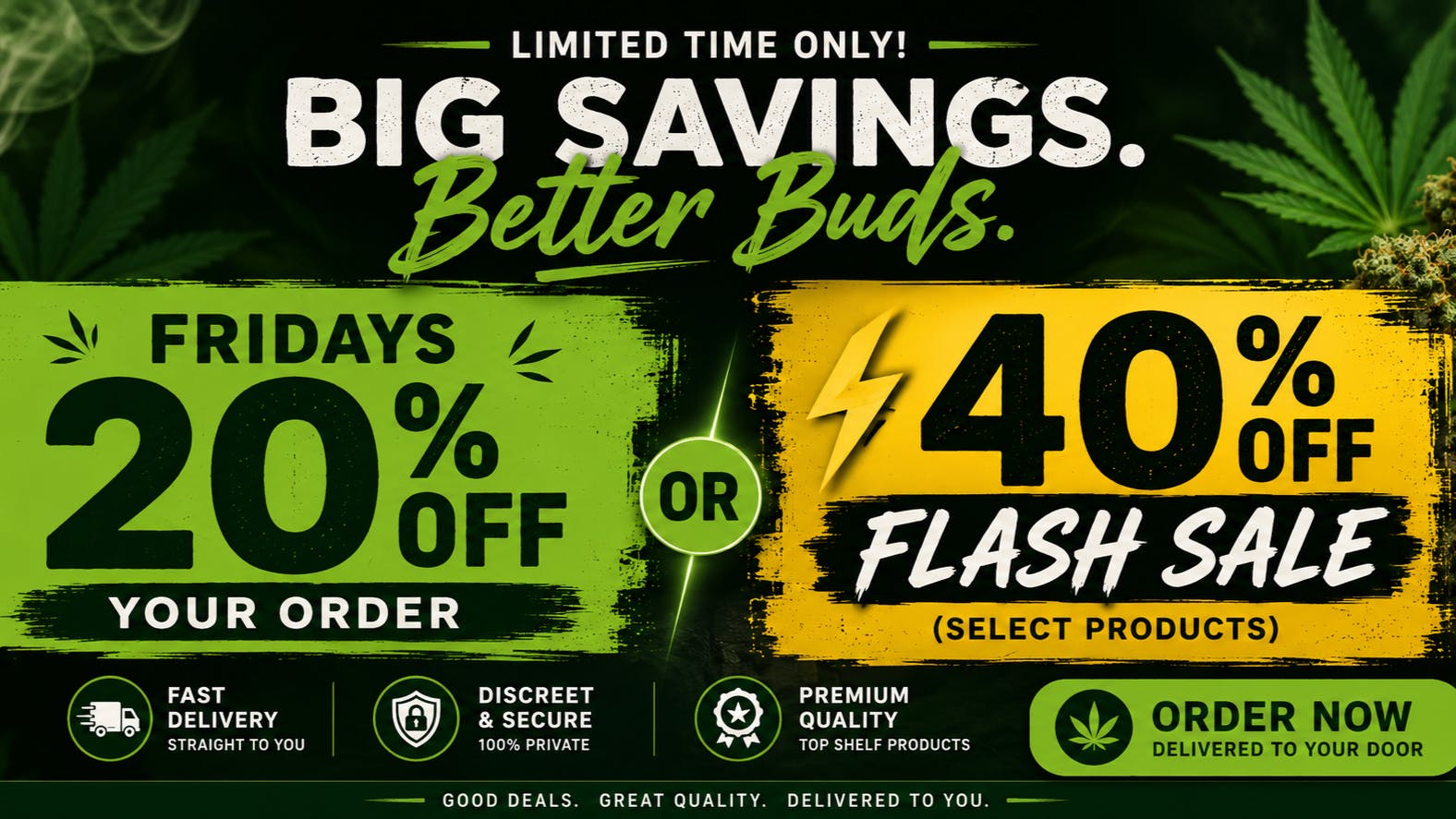 Cannabus - Pacific Beach 40% OFF FLASH SALE!! or 20% OFF YOUR ORDER!!