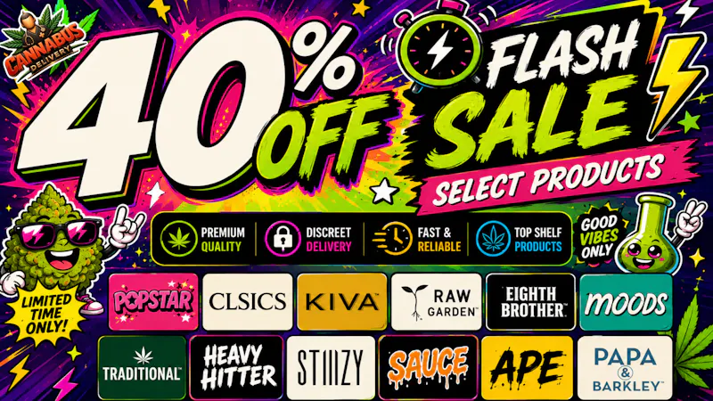 Cannabus - Poway / Mira Mesa 40% OFF FLASH SALE!!! SELECT PRODUCTS - TOP BRANDS
