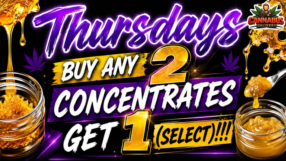 Cannabus - El Cajon CONCENTRATES - BUY 2 GET 1 (SELECT)