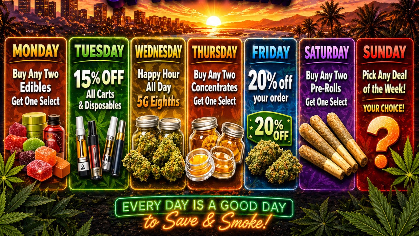 Cannabus - Gaslamp District 20% OFF - OR PICK ANY DEAL OF THE WEEK!!