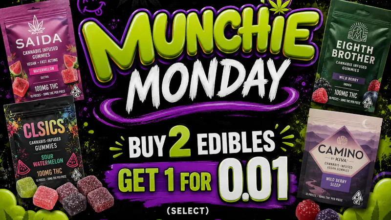 Cannabus - Gaslamp District BUY 2 EDIBLES GET 1 FOR 0.01 !! (SELECT)