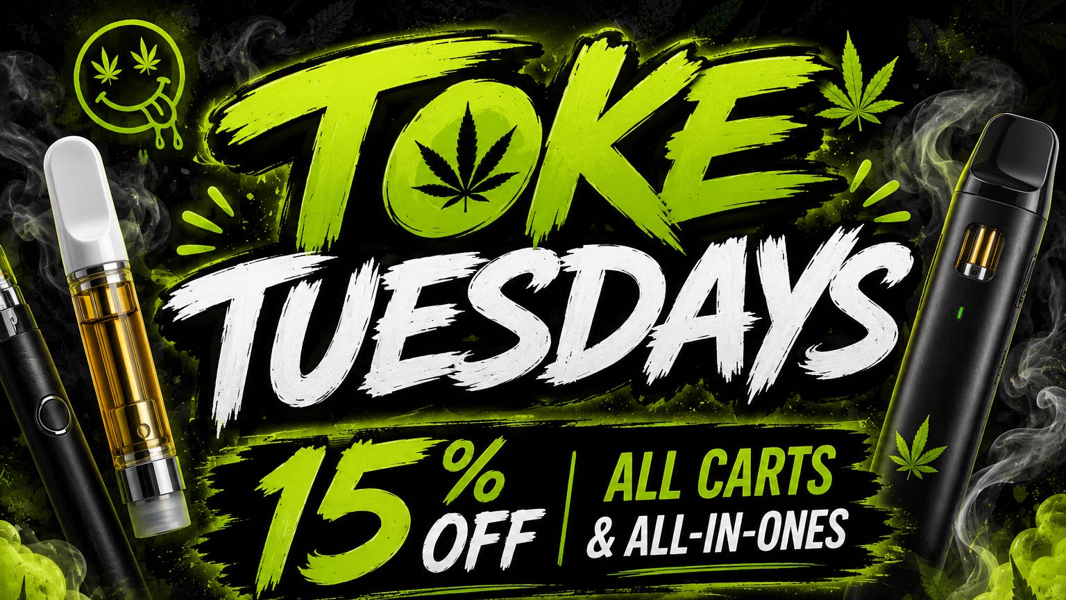 Cannabus - Ocean Beach 15% OFF ALL CARTS & ALL-IN-ONES!!!