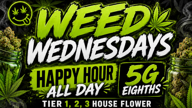 Cannabus - Del Mar HAPPY HOUR ALL DAY 5G EIGHTHS !