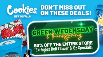 Cookies - New Buffalo Green Wednesday through Cyber Monday Deals