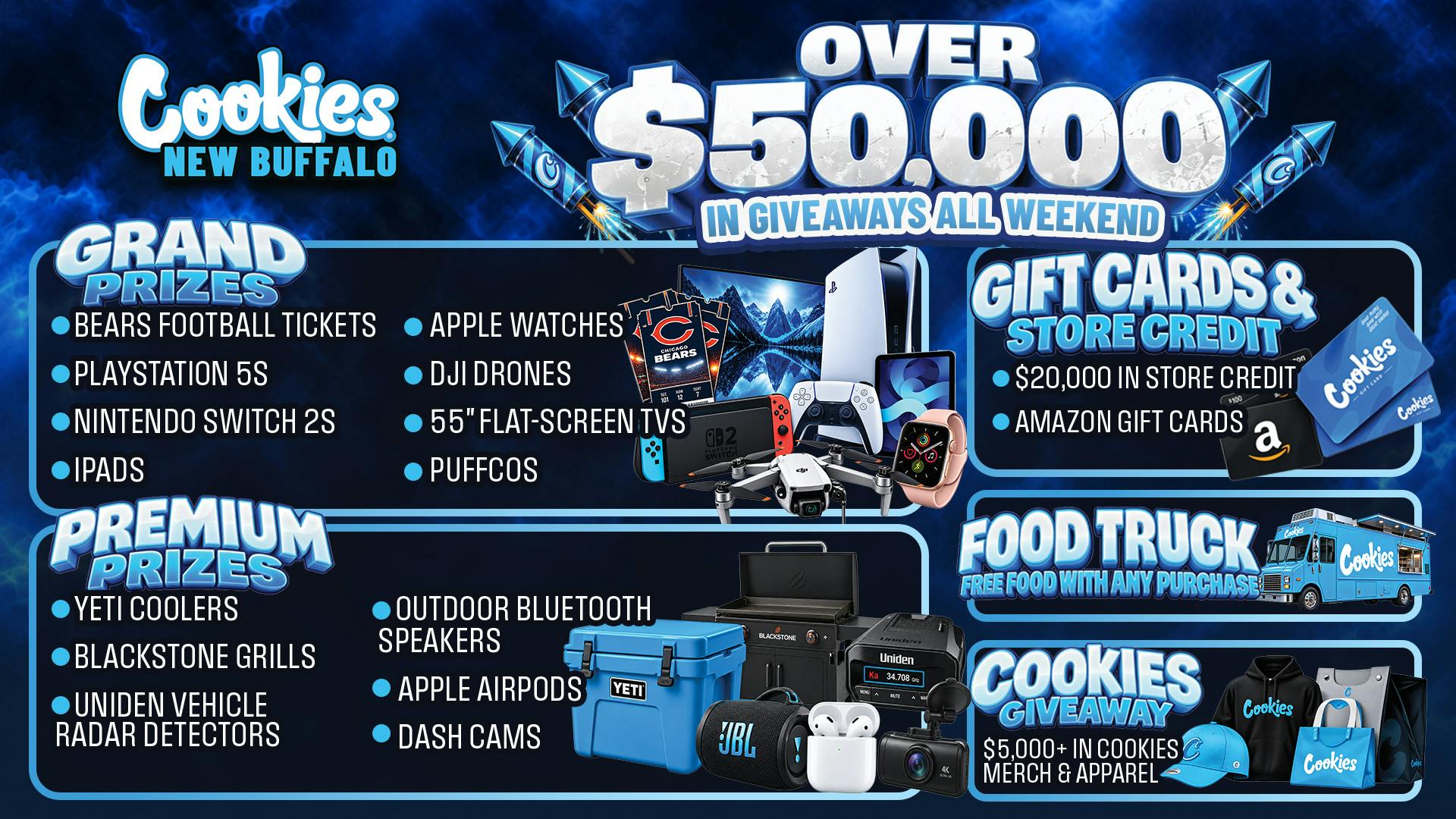 Cookies - New Buffalo Cookies New Buffalo Giveaway Weekend: $50K Rewards
