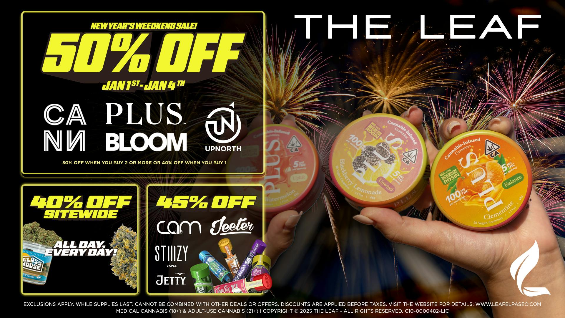 The Leaf El Paseo 🔥50% OFF🔥 WEEDKEND SALE🔥