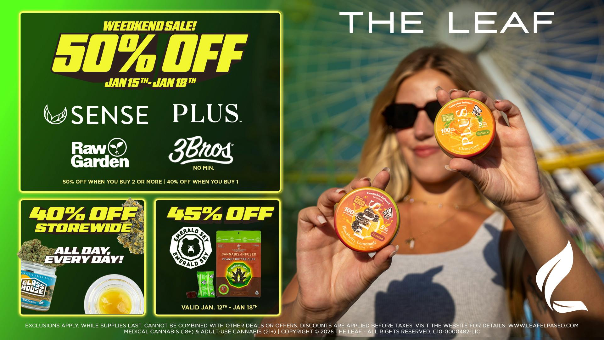 The Leaf El Paseo 🔥50% OFF🔥 WEEDKEND SALE🔥