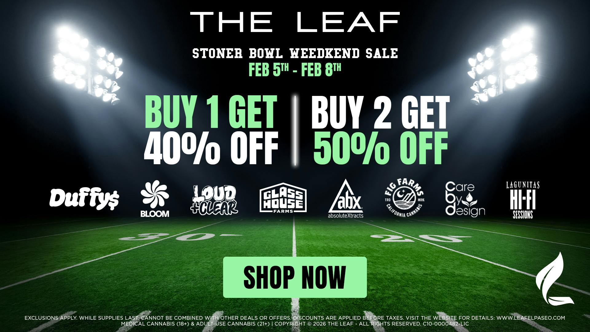 The Leaf El Paseo 🔥50% OFF🔥 WEEDKEND SALE🔥