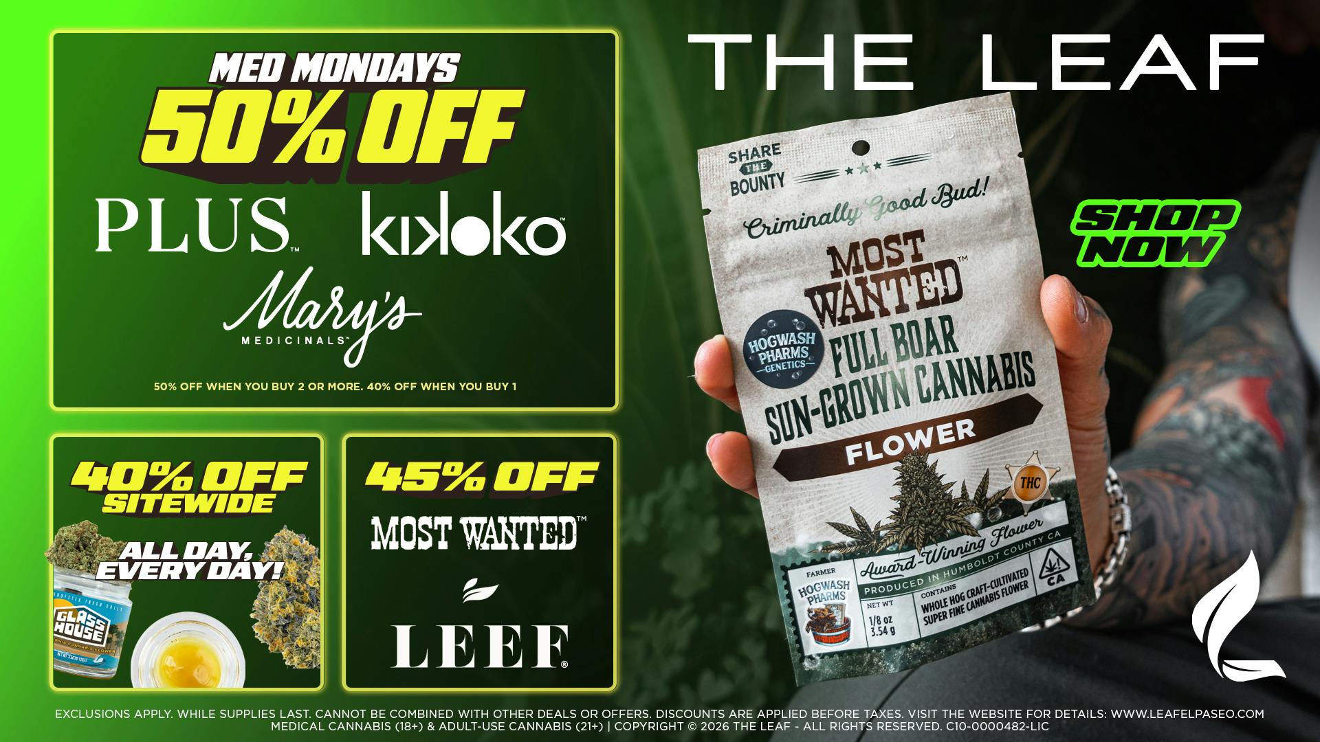 The Leaf El Paseo 🔥50% OFF SELECT BRANDS🔥