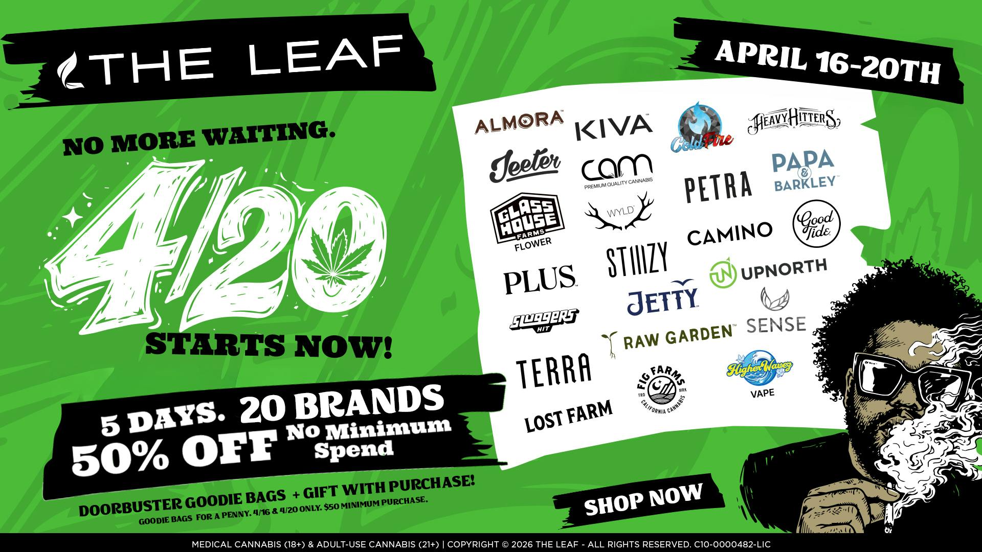 The Leaf El Paseo 🔥50% OFF🔥4/20 WEEDKEND SALE🔥