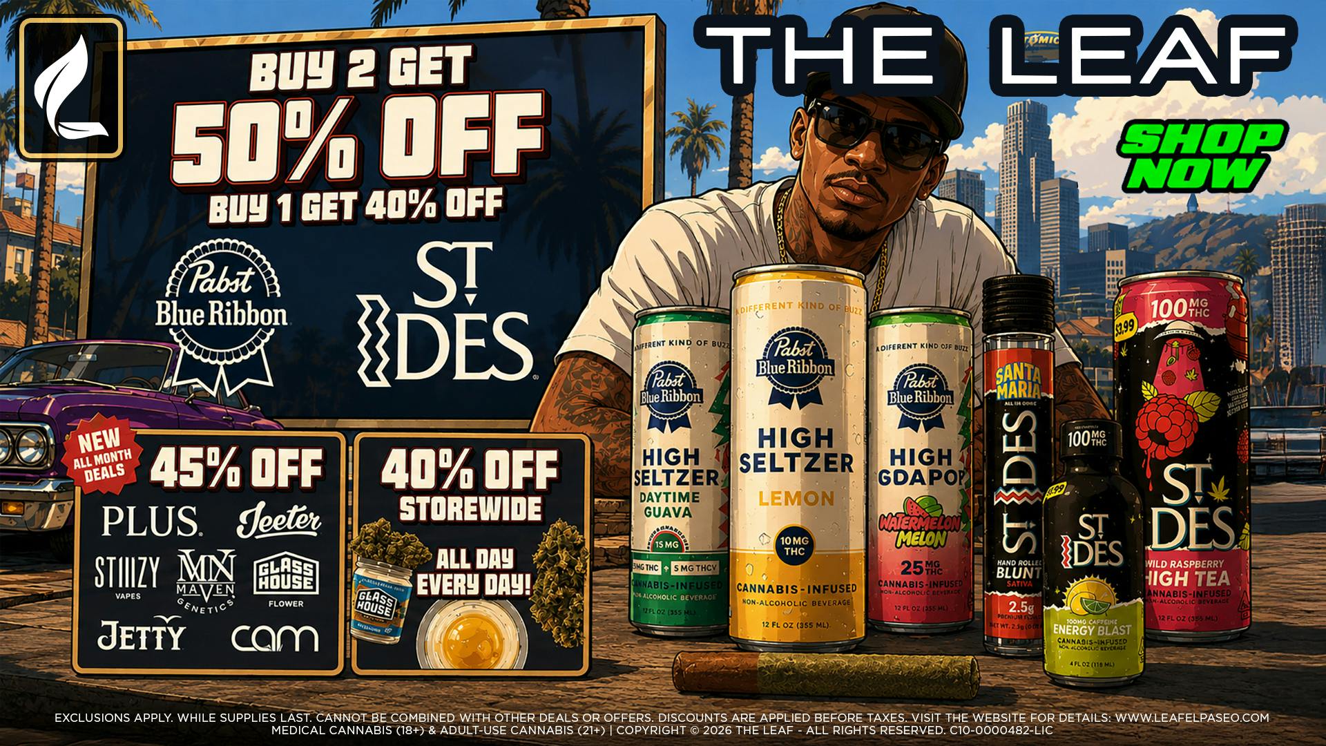 The Leaf El Paseo 🔥⚠️50% OFF🔥THC TUESDAY⚠️🔥