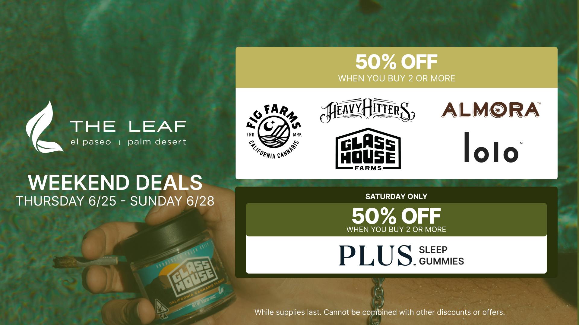 The Leaf El Paseo ⚽50% OFF WEEDKEND SALE🔥🪴💨😎