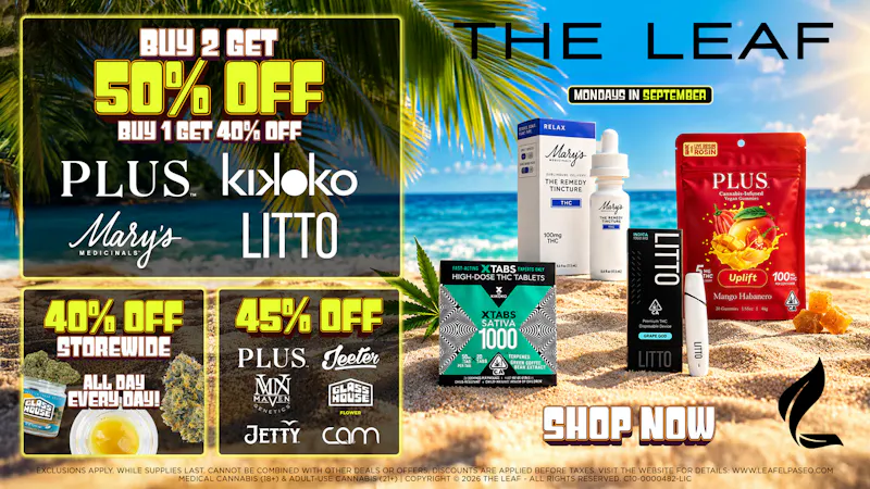 The Leaf El Paseo 50% OFF🔥 SELECT BRANDS 🔥 MONDAYS