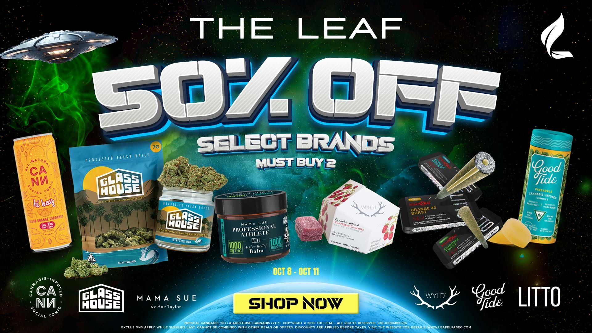 The Leaf El Paseo 🔥50% OFF SELECT BRANDS🌿WEEDKEND SALE🔥🪴💨😎