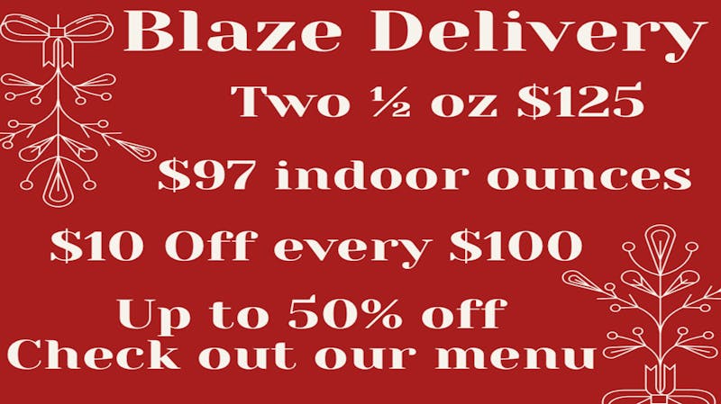 Blaze Delivery - Livermore $10 0ff Every $100 spent + Up to 50% off Menu