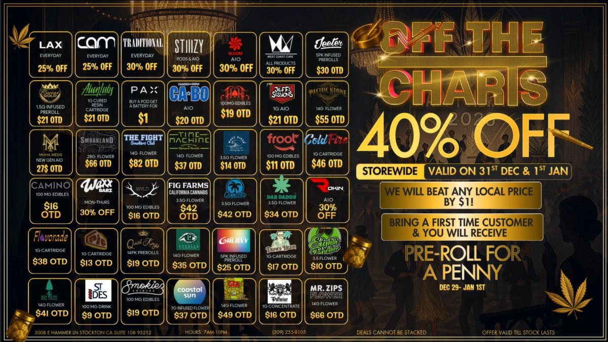 Off the Charts - Stockton Best Winter Deals in Stockton !!!!