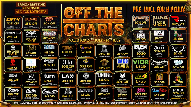 Off the Charts - Stockton DEALS YOU CAN'T BEAT!!! PRICES ALL OTD!!!