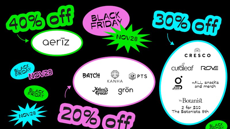 Perception Cannabis BLACK FRIDAY DEALS