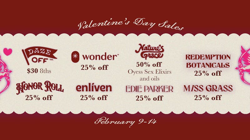 Perception Cannabis Valentine's Day Sale