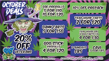 Freedom Cannabis Dispensary 🔥 VETERAN DEAL + CRAZY OFFERS 🔥