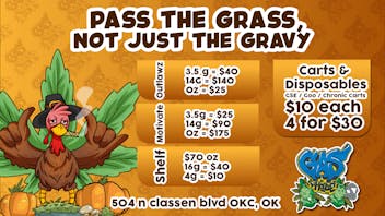 Gas House Dispensary- NORTH THANKFUL FOR THE GREEN