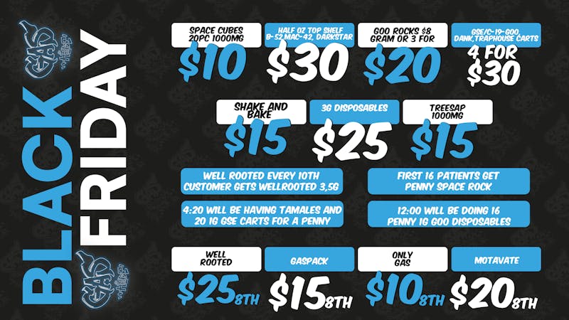 Gas House Dispensary - SOUTH Blaze Friday Deals—Light Up Your Weekend for Less