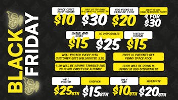 Freedom Cannabis Dispensary Black Friday, Gas House Style