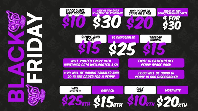 Gas House Dispensary - SOUTH Light Up Your Weekend for Less